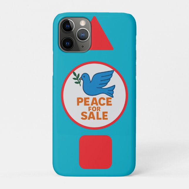 Para iPhone 11 Pro Capa de telefone com tema de paz desenhada (Verso)