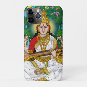 Para iPhone 11 Pro Capa de telefone da deusa Saraswati