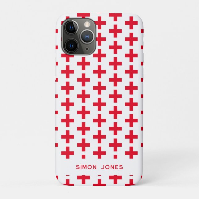 Para iPhone 11 Pro Capa de telefone de médico estudante com nome (Verso)