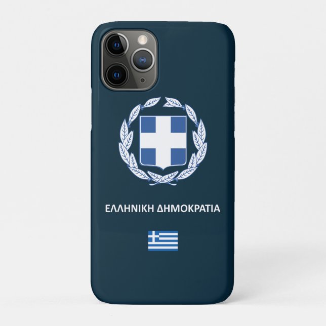 Para iPhone 11 Pro capa de telefone de passaporte grécia (Verso)