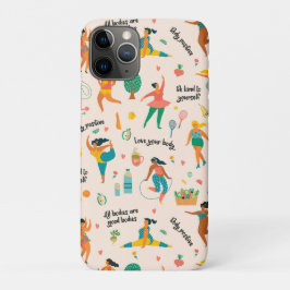 Para iPhone 11 Pro Capa de telefone de positividade corporal