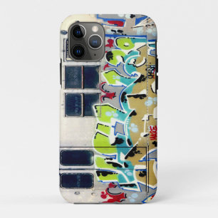 Para iPhone 11 Pro Capa de telefone do Grafite clássico do metrô de N
