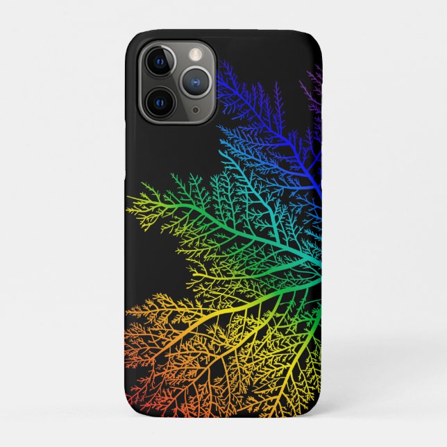 Para iPhone 11 Pro Capa de telefone do Orgulho das Algas Arco-íris -  (Verso)