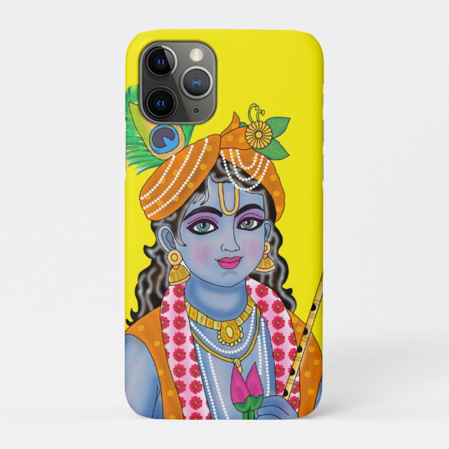 Para iPhone 11 Pro Capa de telefone Krishna (Verso)