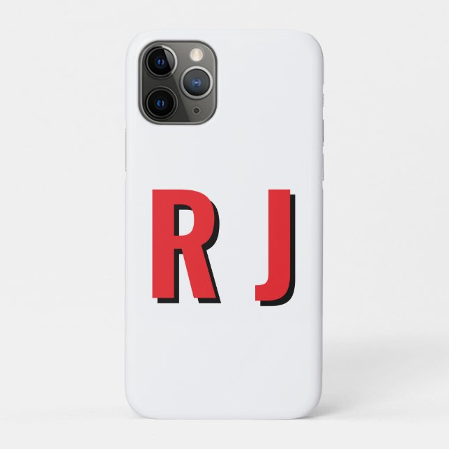 Para iPhone 11 Pro Capa de telefone personalizada, impressa com perso (Verso)