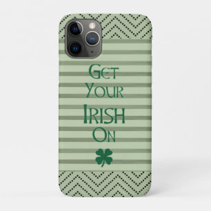 Para iPhone 11 Pro Coloque seu irlandês na Capa de telefone