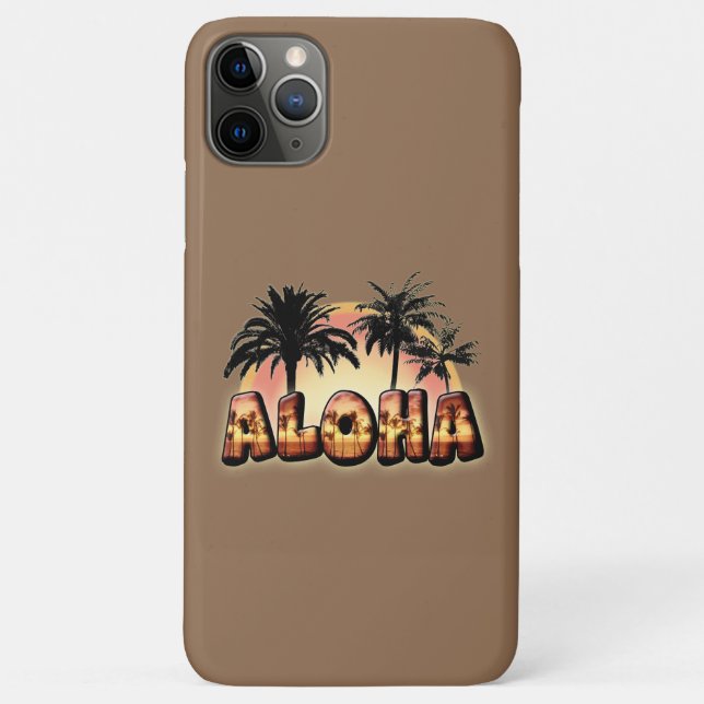 Para iPhone 11 Pro Max Capa de telefone Aloha (Verso)