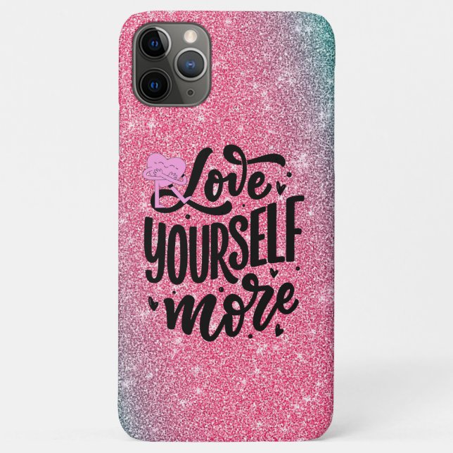 PARA iPhone 11 PRO MAX CAPA DE TELEFONE ESPELHADA ROSA (Verso)