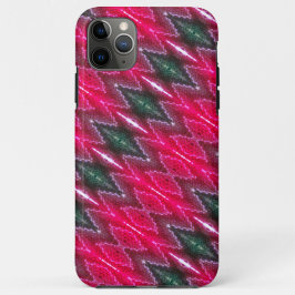 Para iPhone 11 Pro Max Capa de telefone - Padrão caleidoscópico vermelho