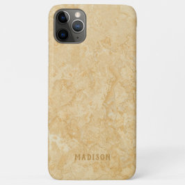 Para iPhone 11 Pro Max Nome personalizado Faux Dourado Marble capa de tel