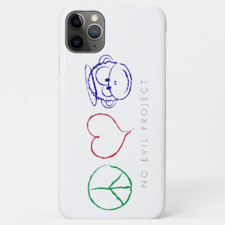 Para iPhone 11 Pro Max Paz, Amor, Capa de telefone de Macacos - Câmera Gr