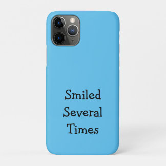 Para iPhone 11 Pro Sorria várias vezes Capa de telefone