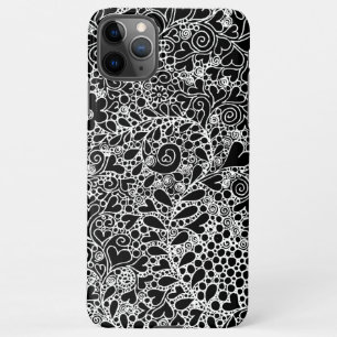 Para iPhone Capa de telefone com design botânico intrincado