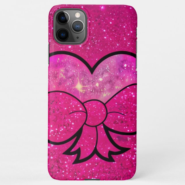 Para iPhone capa de telefone/coração deslumbrante (Verso)