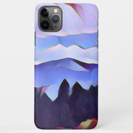 Para iPhone Capa de telefone de pintura Blue Mountain