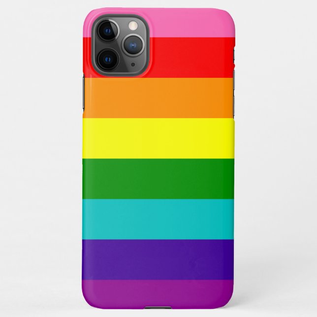 Para iPhone Capa de telefone do gay arco-íris LGBT (Verso)