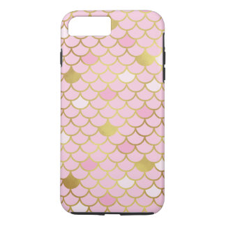 Para iPhone Da Case-Mate A sereia cor-de-rosa e Dourado escala a capa de