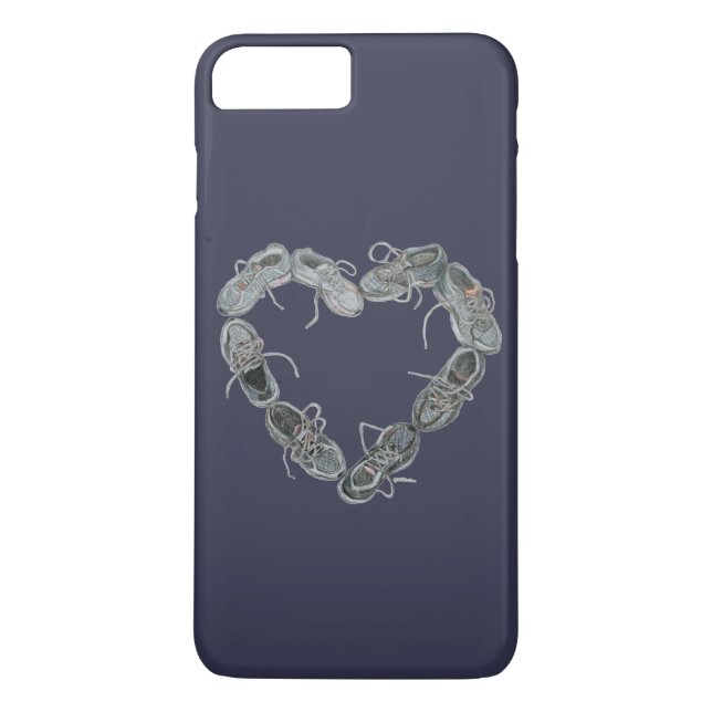 Para iPhone, Case-Mate Amor do funcionamento - capa de telefone do (Verso)