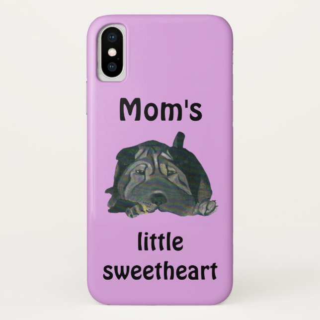 Para iPhone, Case-Mate Bonito Mãe pequena querida Capa de telefone (Verso)