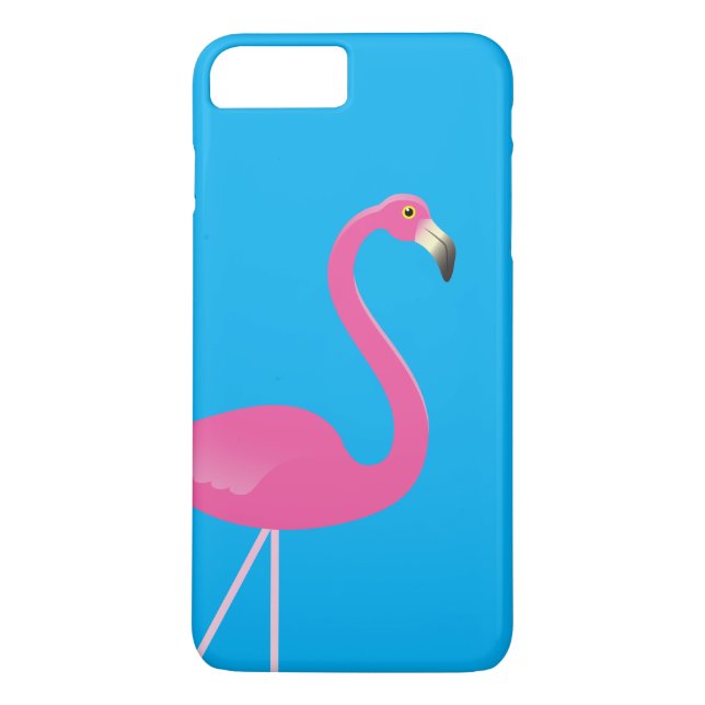 Para iPhone, Case-Mate Capa de iPhone 7 Plus Flamingo Azul (Verso)