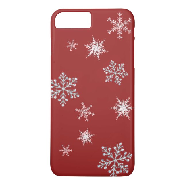 Para iPhone, Case-Mate Capa de iPhone 7 Plus Vermelha do Papai Noel (Verso)