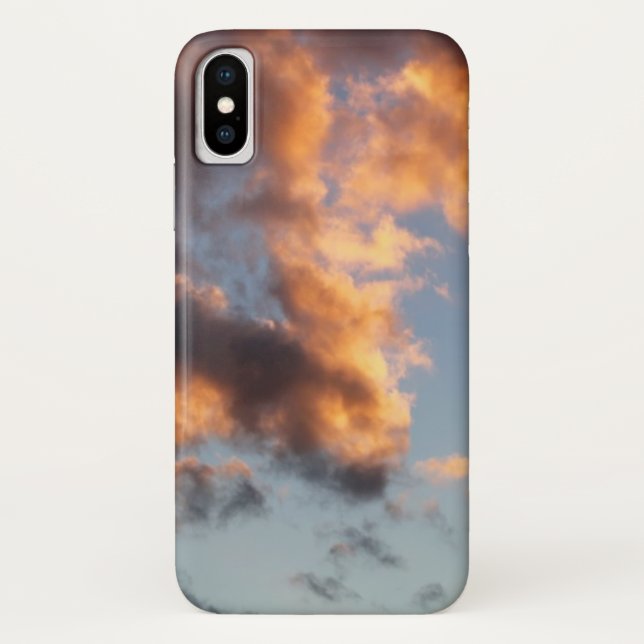 Para iPhone, Case-Mate Capa de iPhone Pôr do Sol Nublado (Verso)