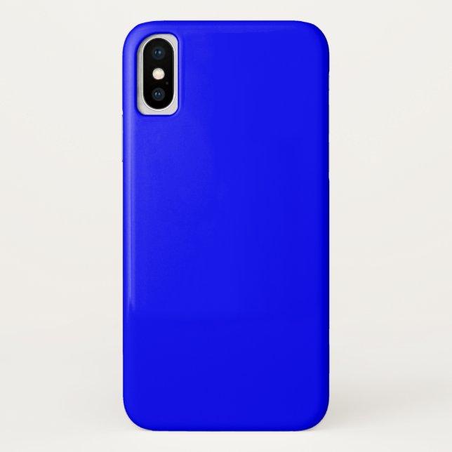 Para iPhone, Case-Mate Capa de iPhone X Azul (Verso)