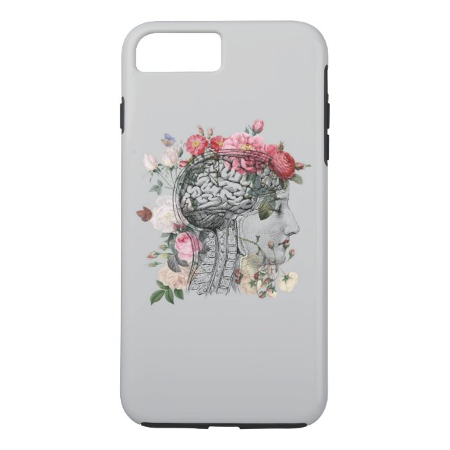 Para iPhone, Case-Mate Capa de telefone bonita do cérebro - cérebro (Verso)