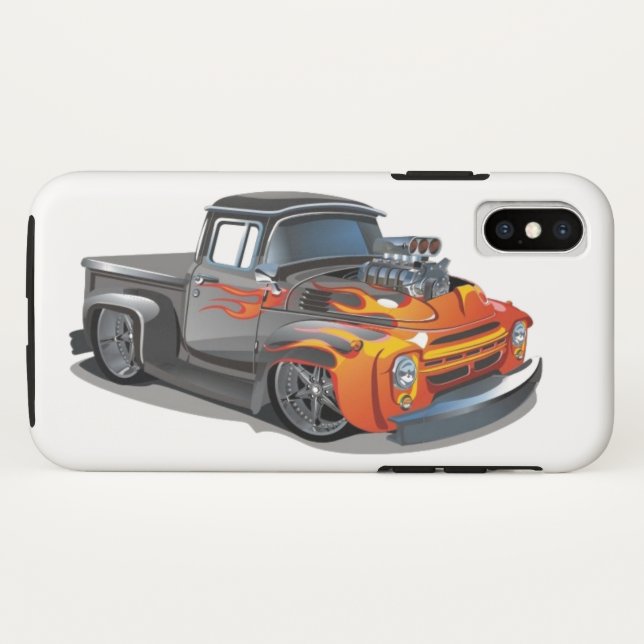 Para iPhone, Case-Mate Capa de Telefone - Chamas Laranjas (Verso (Horizontal))