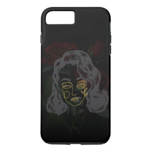 iPhone 8 Plus/7 Plus Capa de telefone com máscara