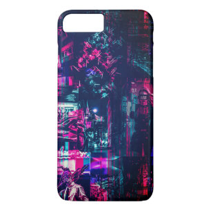 iPhone 8 Plus/7 Plus capa de telefone Cyberpunk