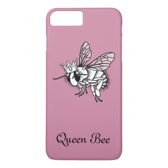 Para iPhone, Case-Mate Capa de telefone da abelha de rainha por Sonja (Verso)