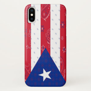Capa Para iPhone Da Case-Mate Capa de telefone da bandeira de Puerto Rico