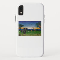 capa de telefone de Arte Elefante "African Sunset"
