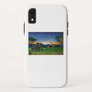 Para iPhone Da Case-Mate capa de telefone de Arte Elefante "African Sunset"