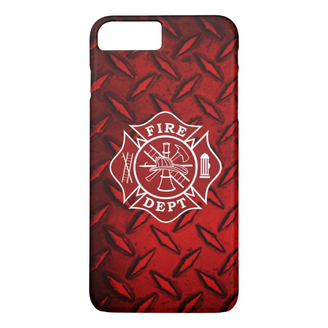 Para iPhone, Case-Mate Capa de telefone de Bombeiro Maltês com Placa de D (Verso)