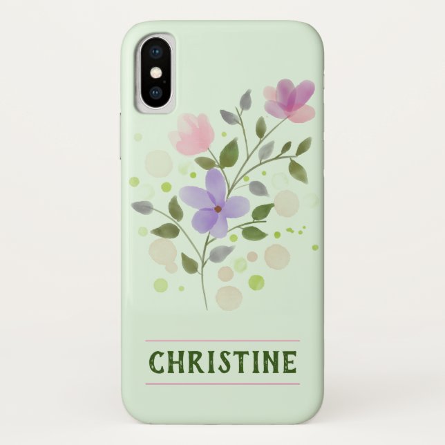 Para iPhone, Case-Mate Capa de telefone de Células Personalizadas de Desi (Verso)