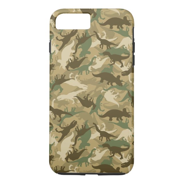 Para iPhone, Case-Mate Capa de telefone de dinossauro camuflado (Verso)