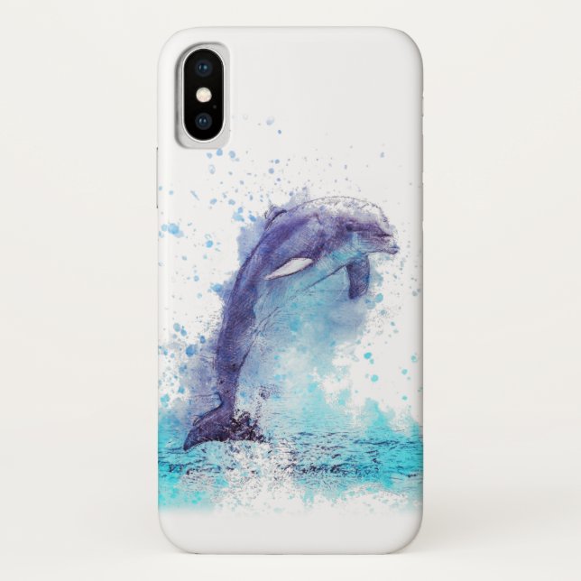 Para iPhone, Case-Mate Capa de telefone de golfinho (Verso)