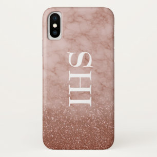 Para iPhone Da Case-Mate Capa de telefone de mármore Dourado cor-de-rosa d