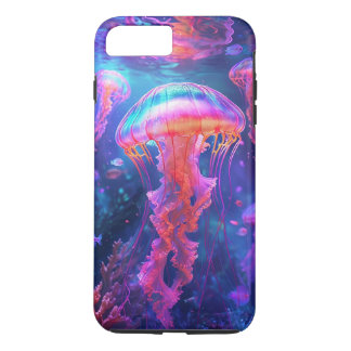 iPhone 8 Plus/7 Plus Capa de telefone de medusa colorida