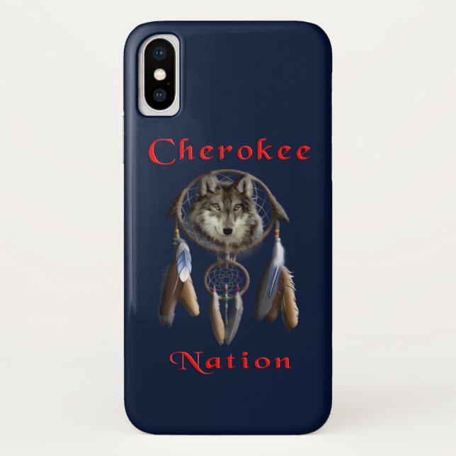 Para iPhone, Case-Mate Capa de telefone de Nação Cherokee (Verso)