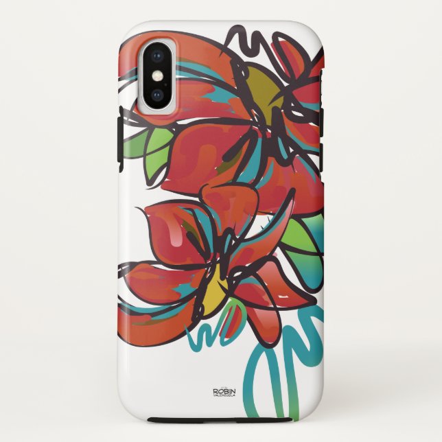Para iPhone, Case-Mate Capa de telefone de Poinsettia (Verso)
