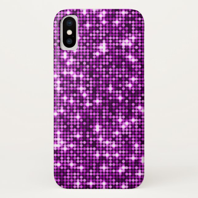 Para iPhone, Case-Mate Capa de telefone de Sequências Rosa (Verso)