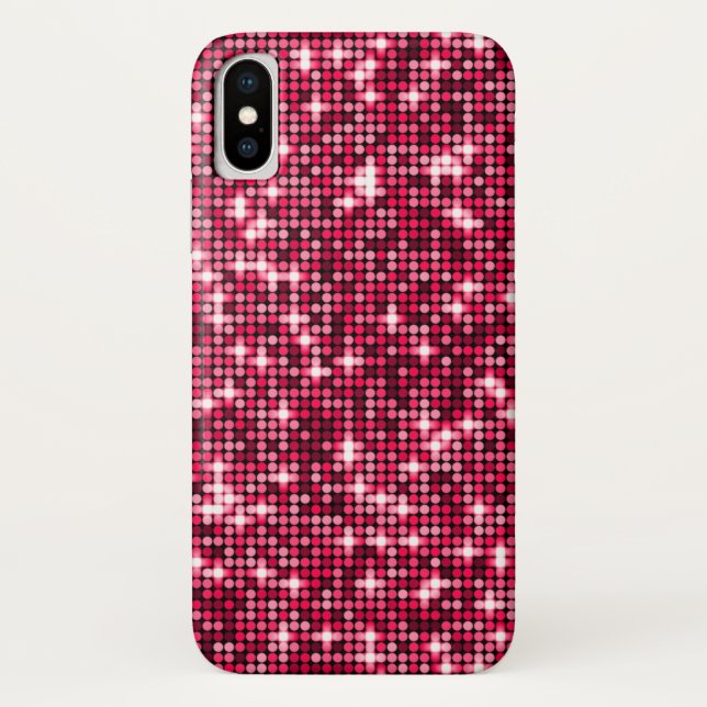 Para iPhone, Case-Mate Capa de telefone de Sequências Vermelhas (Verso)