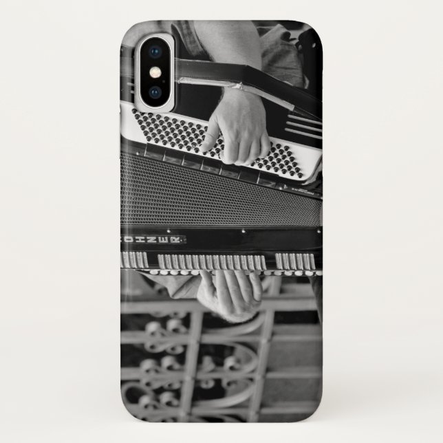 Para iPhone, Case-Mate Capa de telefone do Accordion Player (Verso)