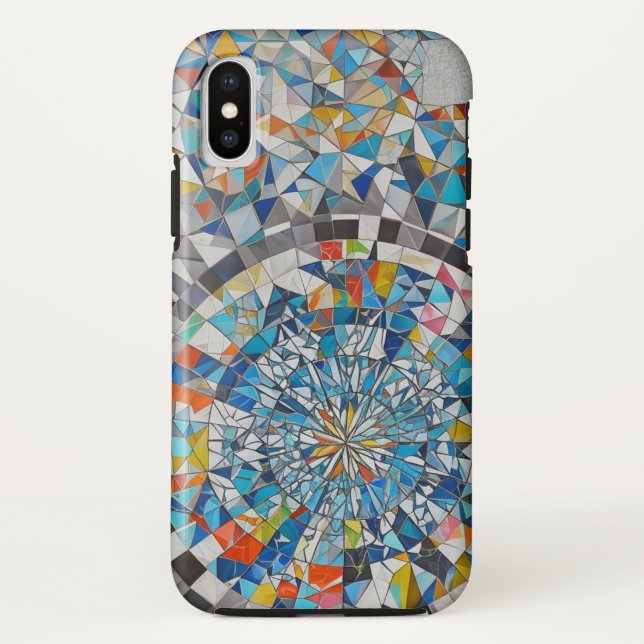 Para iPhone, Case-Mate Capa de telefone do Mosaico Geométrico (Verso)