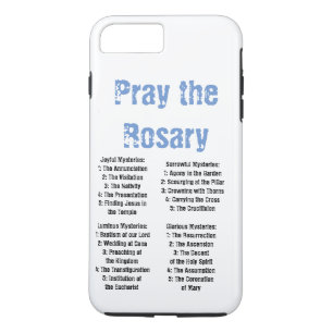 iPhone 8 Plus/7 Plus Capa de telefone do rosário