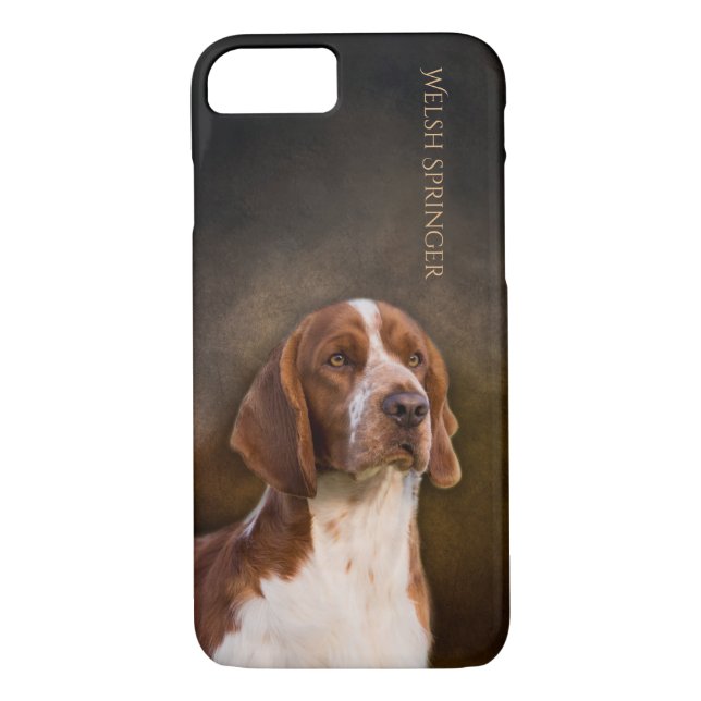 Para iPhone, Case-Mate Capa de telefone do Spaniel de galês Springer (Verso)