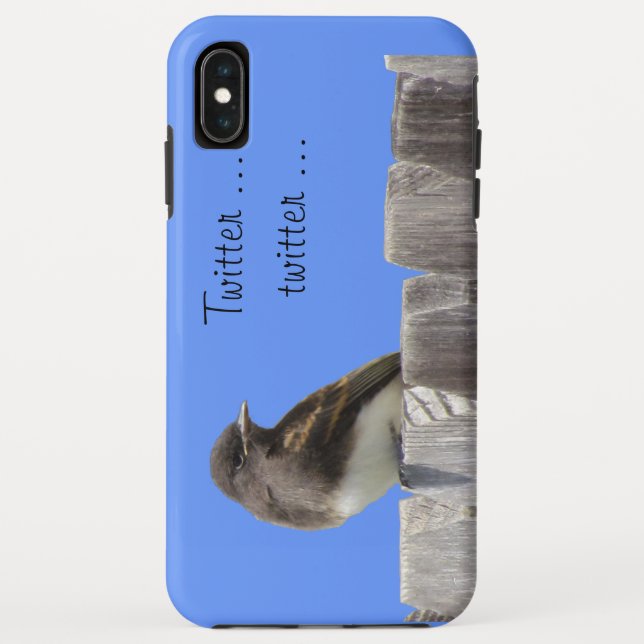 Para iPhone, Case-Mate Capa de telefone - Flycatcher na cerca (Verso)